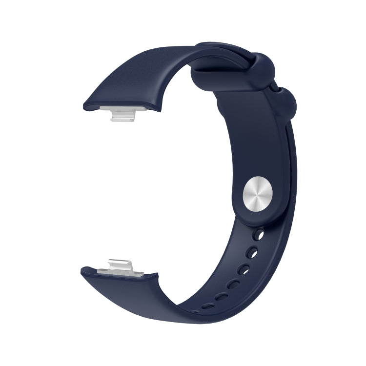 For Xiaomi Mi Band 8 Pro Solid Color Reverse Buckle Silicone Watch Band