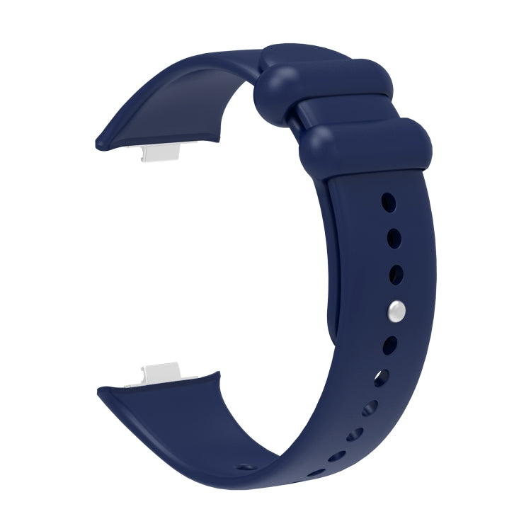 For Xiaomi Mi Band 8 Pro Solid Color Reverse Buckle Silicone Watch Band