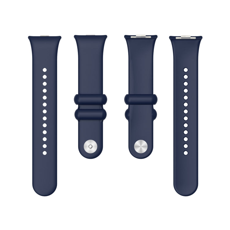 For Xiaomi Mi Band 8 Pro Solid Color Reverse Buckle Silicone Watch Band