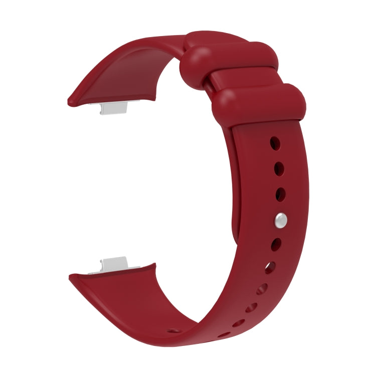 For Xiaomi Mi Band 8 Pro Solid Color Reverse Buckle Silicone Watch Band