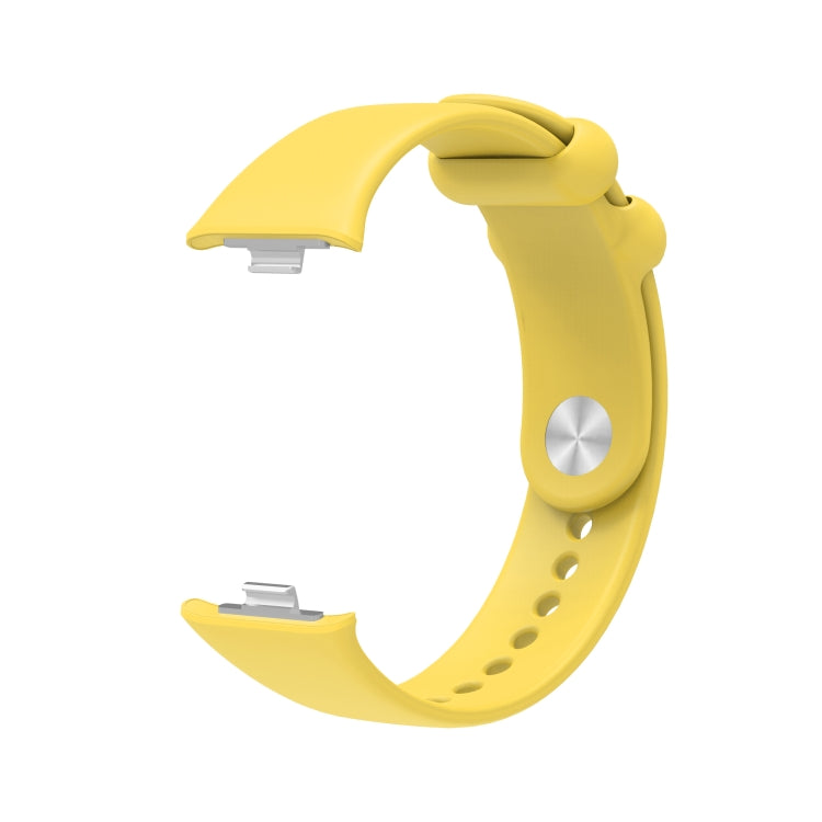 For Xiaomi Mi Band 8 Pro Solid Color Reverse Buckle Silicone Watch Band