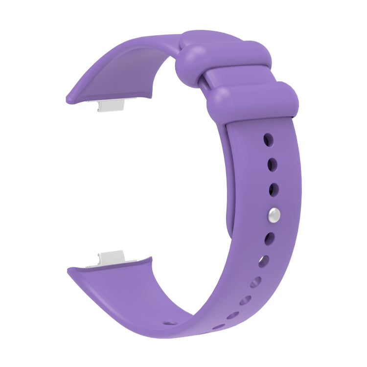 For Xiaomi Mi Band 8 Pro Solid Color Reverse Buckle Silicone Watch Band