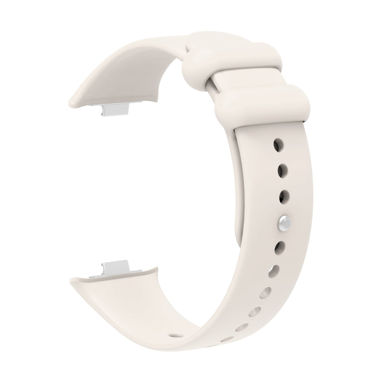 For Xiaomi Mi Band 8 Pro Solid Color Reverse Buckle Silicone Watch Band