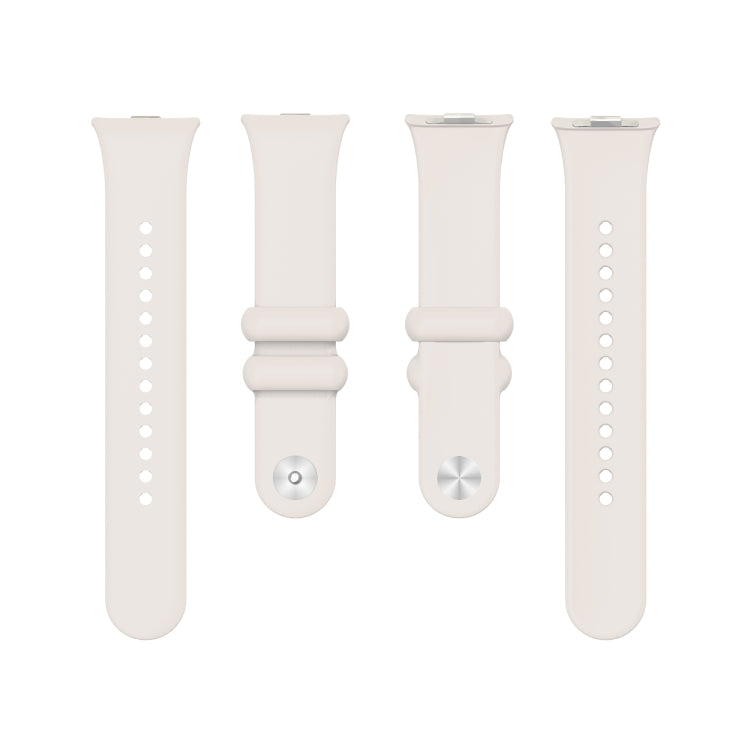 For Xiaomi Mi Band 8 Pro Solid Color Reverse Buckle Silicone Watch Band