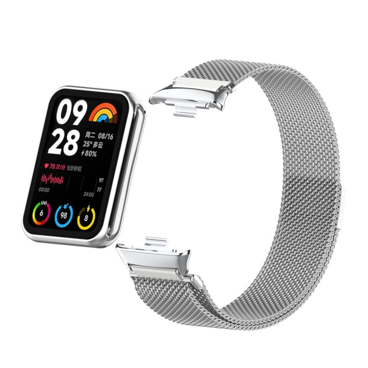 For Xiaomi Mi Band 8 Pro Milan Magnetic Metal Mesh Watch Band