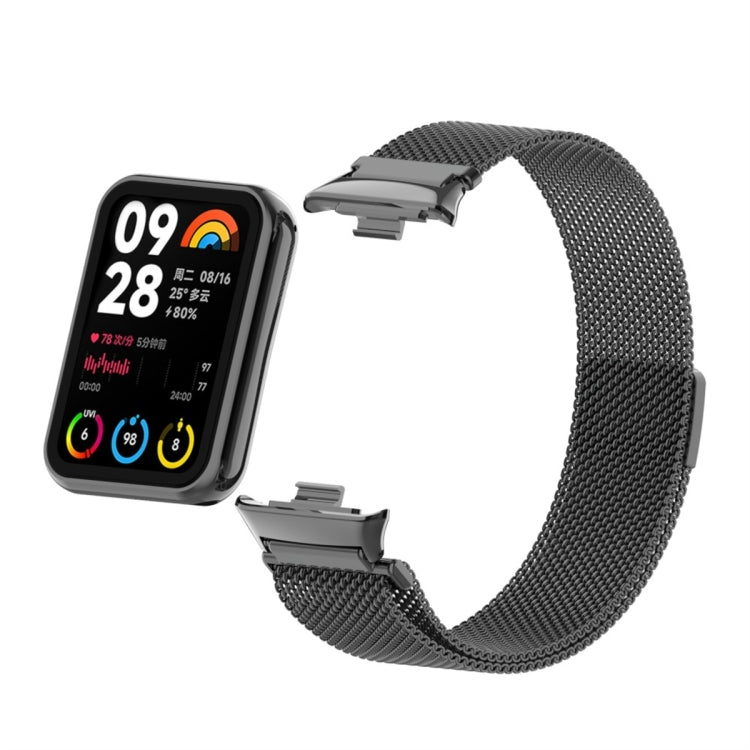For Xiaomi Mi Band 8 Pro Milan Magnetic Metal Mesh Watch Band