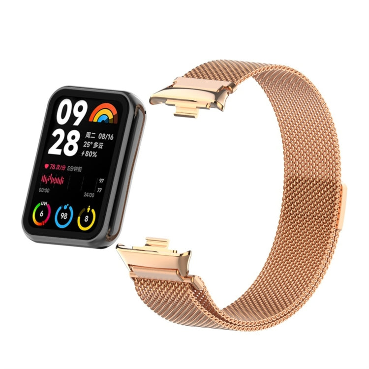 For Xiaomi Mi Band 8 Pro Milan Magnetic Metal Mesh Watch Band