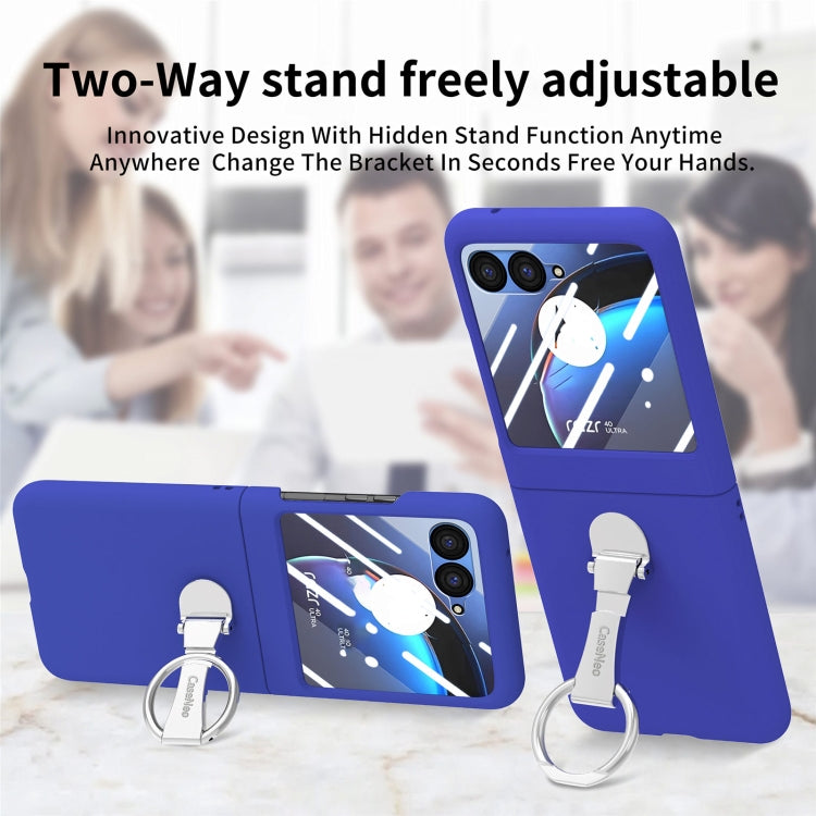 For Motorola  zara 40 Ultra Skin-Sensitive Integrated Ring Phone Case