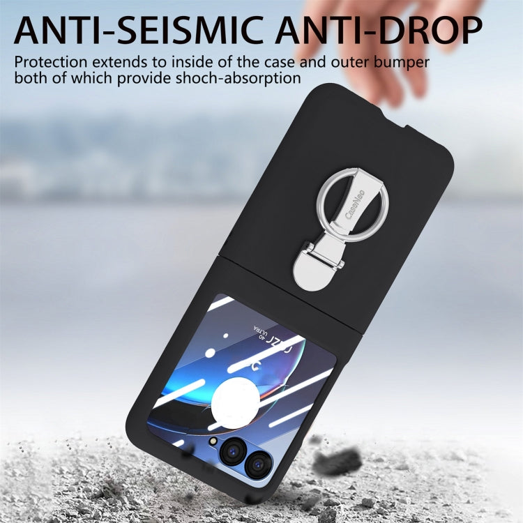 For Motorola  zara 40 Ultra Skin-Sensitive Integrated Ring Phone Case