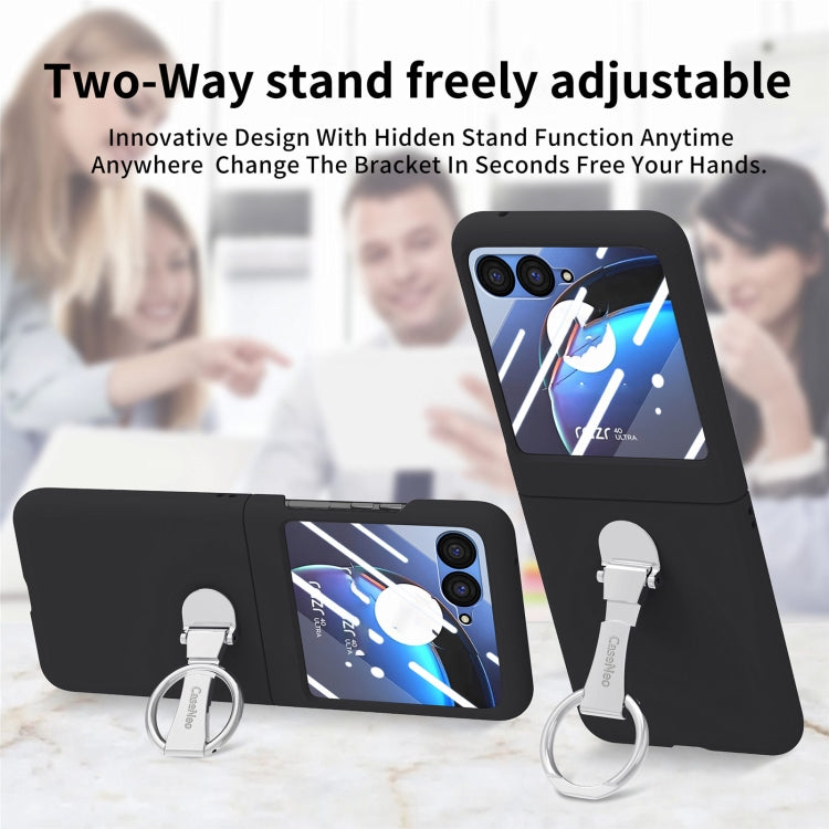 For Motorola  zara 40 Ultra Skin-Sensitive Integrated Ring Phone Case