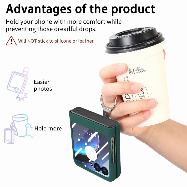 For Motorola  zara 40 Ultra Skin-Sensitive Integrated Ring Phone Case