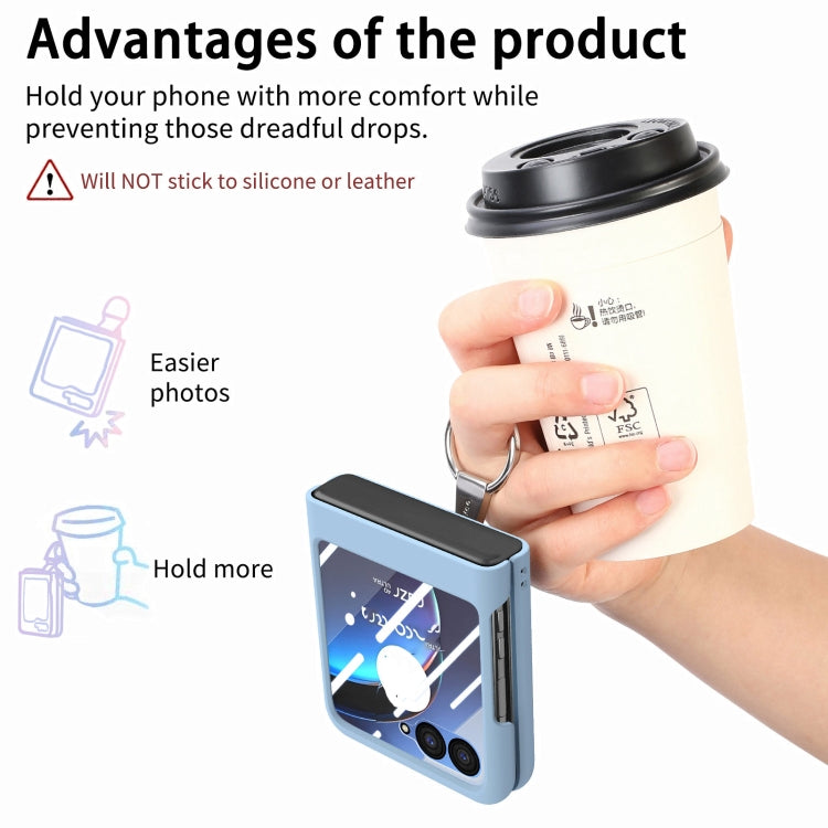 For Motorola  zara 40 Ultra Skin-Sensitive Integrated Ring Phone Case