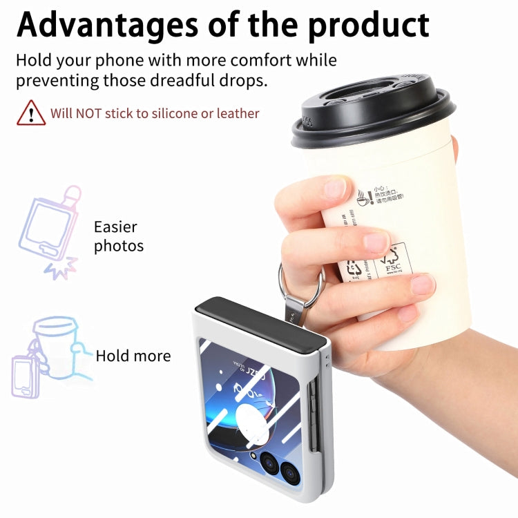 For Motorola  zara 40 Ultra Skin-Sensitive Integrated Ring Phone Case