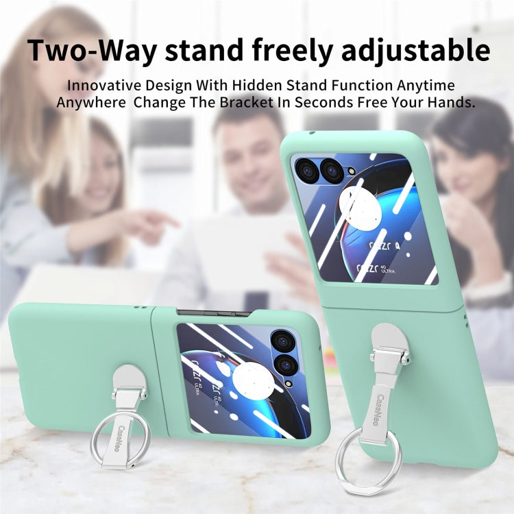 For Motorola  zara 40 Ultra Skin-Sensitive Integrated Ring Phone Case