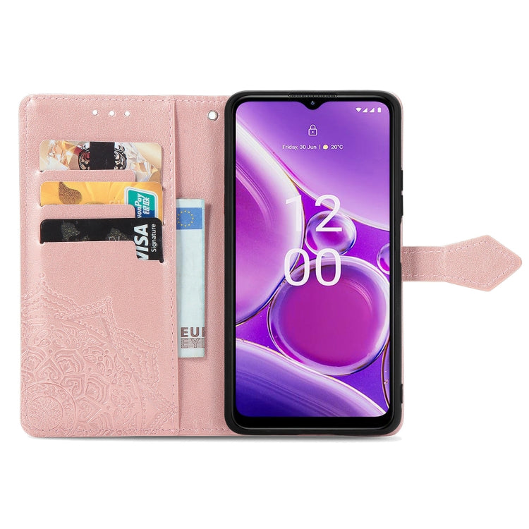 For Nokia G42 Mandala Flower Embossed Leather Phone Case