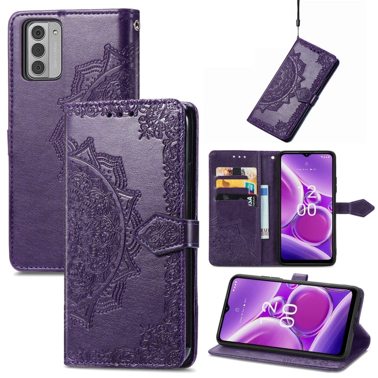 For Nokia G42 Mandala Flower Embossed Leather Phone Case