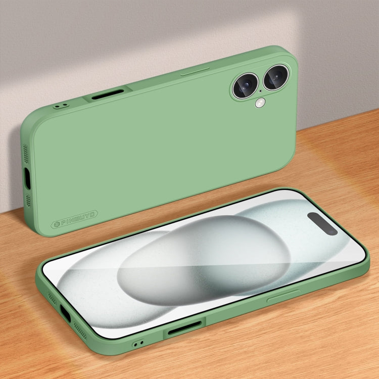 For iPhone 16 PINWUYO Sense Series Liquid Silicone TPU Phone Case
