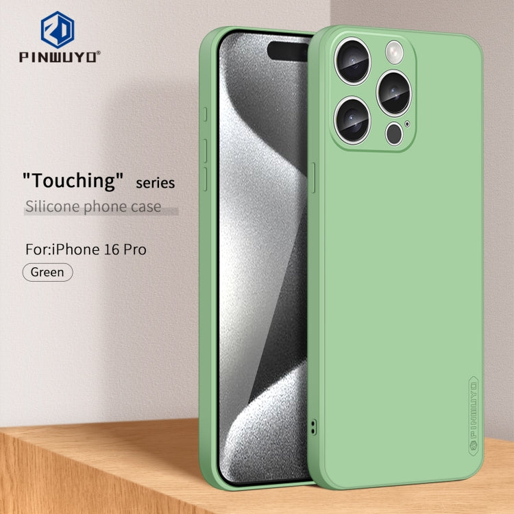 For iPhone 16 Pro PINWUYO Sense Series Liquid Silicone TPU Phone Case