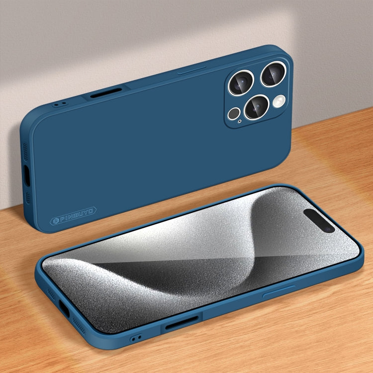 For iPhone 16 Pro Max PINWUYO Sense Series Liquid Silicone TPU Phone Case