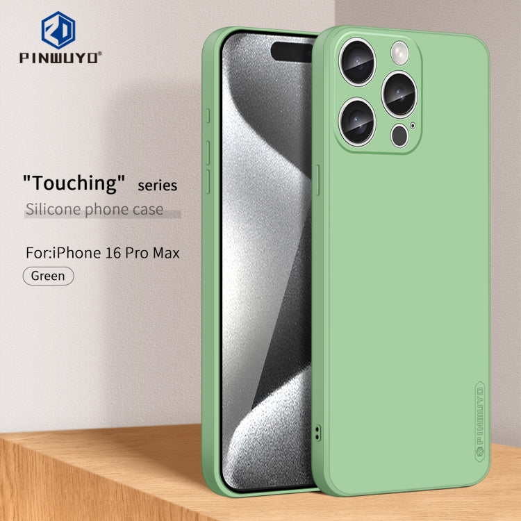 For iPhone 16 Pro Max PINWUYO Sense Series Liquid Silicone TPU Phone Case