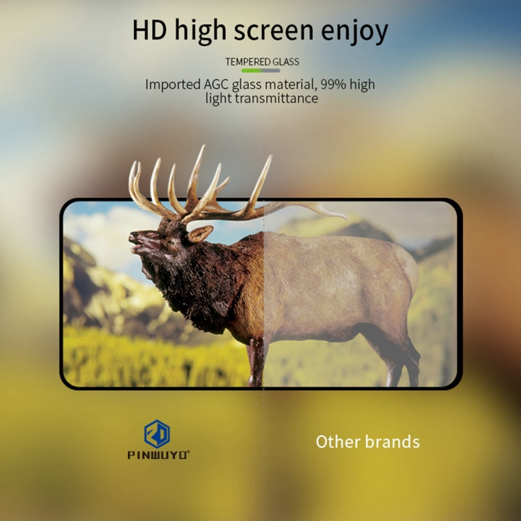 For Google Pixel 9 / 9 Pro PINWUYO 9H 2.5D Full Screen Tempered Glass Film - Black