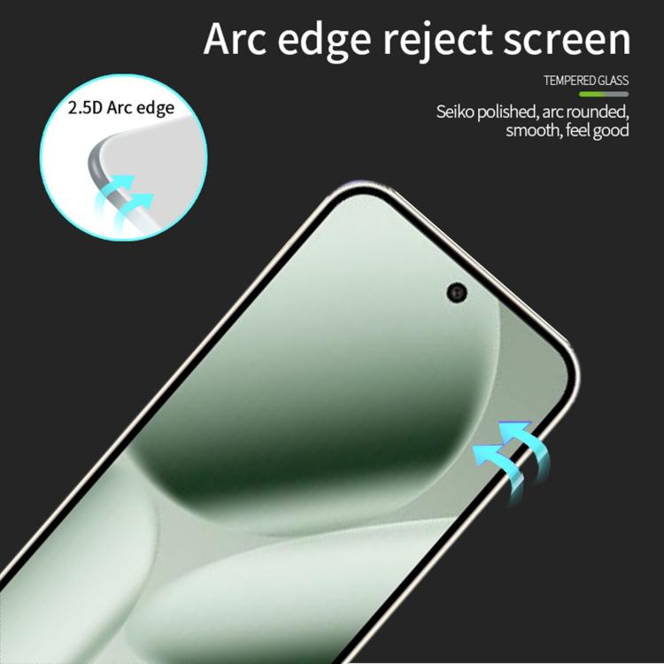 For Google Pixel 10 Pro XL Unlock PINWUYO 9H 2.5D Full Screen Tempered Glass Film - Black