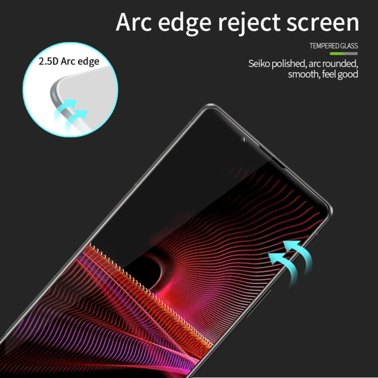 For Sony Xperia 1 VI PINWUYO 9H 2.5D Full Screen Tempered Glass Film - Black