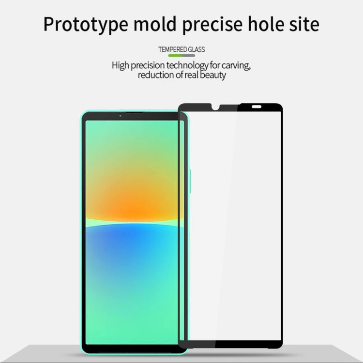 For Sony Xperia 10 VI PINWUYO 9H 2.5D Full Screen Tempered Glass Film - Black