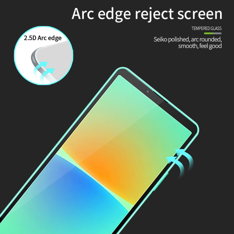 For Sony Xperia 10 VI PINWUYO 9H 2.5D Full Screen Tempered Glass Film - Black