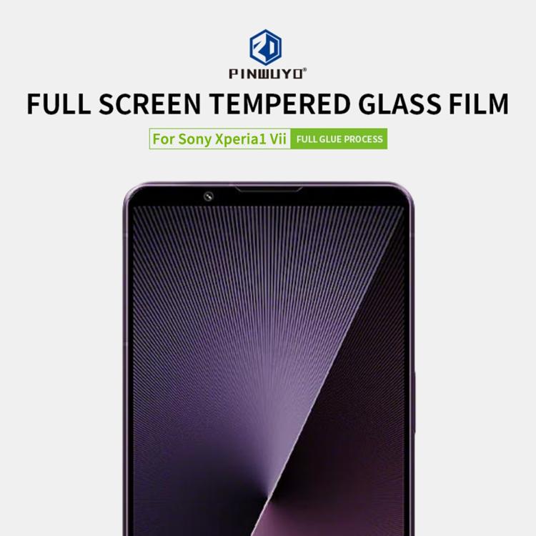 For Sony Xperia 1 VII PINWUYO 9H 2.5D Full Screen Tempered Glass Film - Black