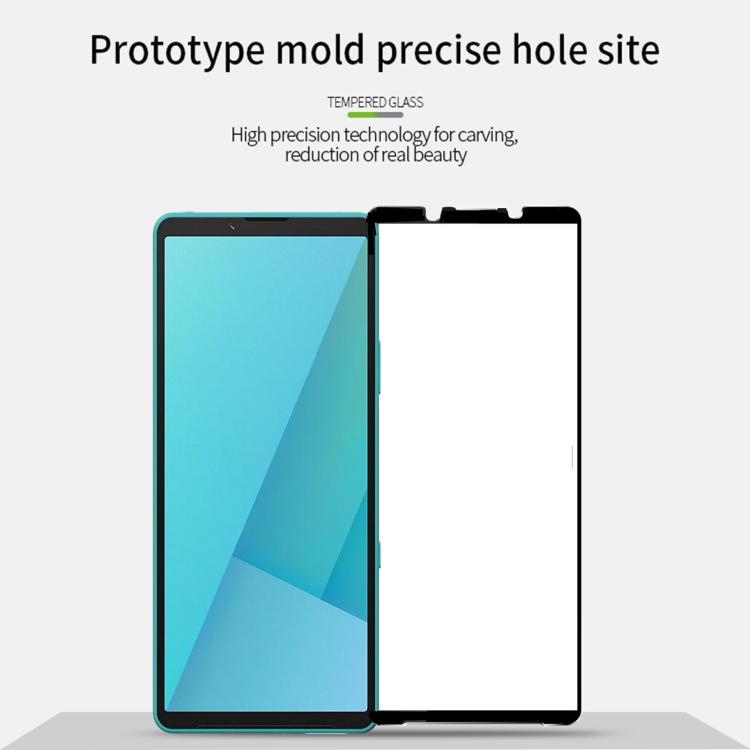 For Sony Xperia 10 VII PINWUYO 9H 2.5D Full Screen Tempered Glass Film - Black