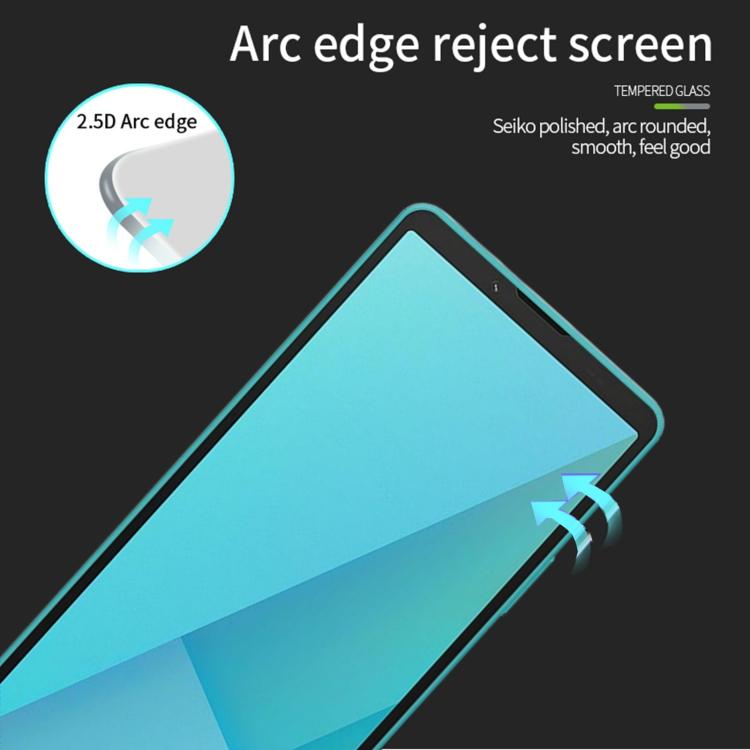 For Sony Xperia 10 VII PINWUYO 9H 2.5D Full Screen Tempered Glass Film - Black