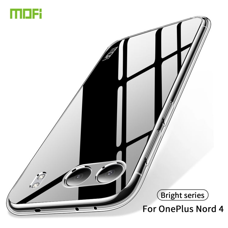For OnePlus Nord 4 MOFI Ming Series Ultra-thin TPU Phone Case - Transparent