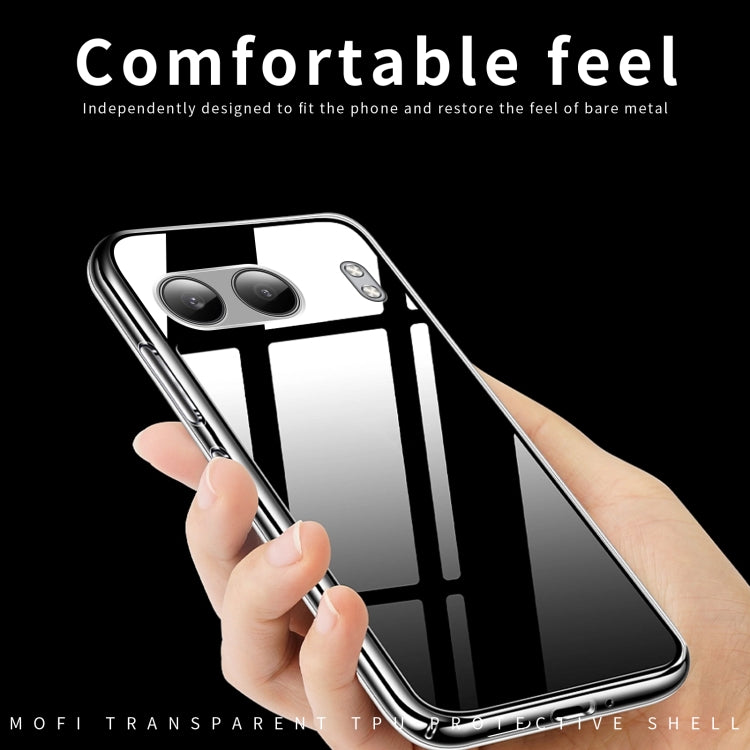 For OnePlus Nord 4 MOFI Ming Series Ultra-thin TPU Phone Case - Transparent