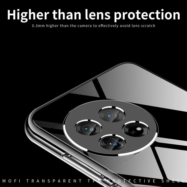 For OnePlus Ace 5 MOFI Ming Series Ultra-thin TPU Phone Case - Transparent
