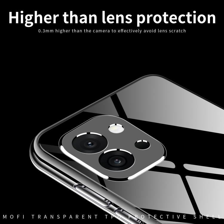 For OnePlus 13T MOFI Ming Series Ultra-thin TPU Phone Case - Transparent