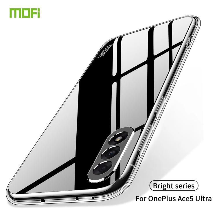 For OnePlus Ace 5 Ultra MOFI Ming Series Ultra-thin TPU Phone Case - Transparent