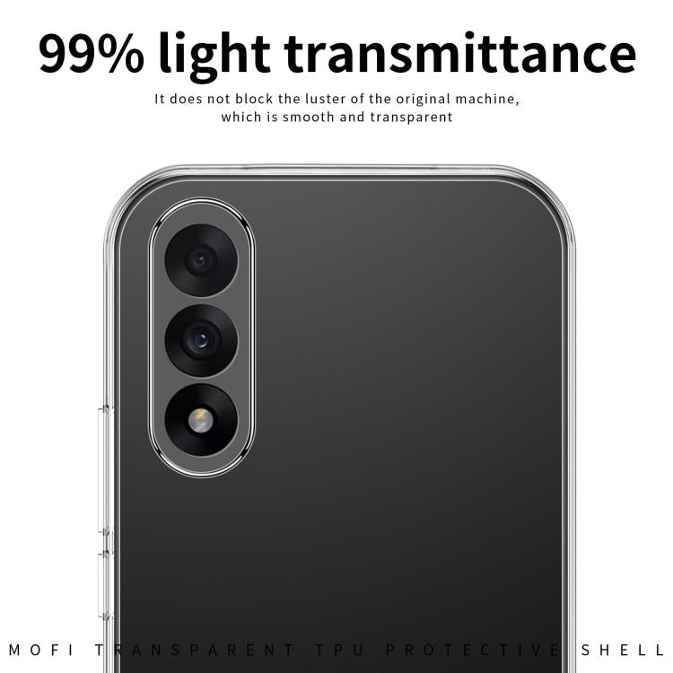 For OnePlus Ace 5 Ultra MOFI Ming Series Ultra-thin TPU Phone Case - Transparent