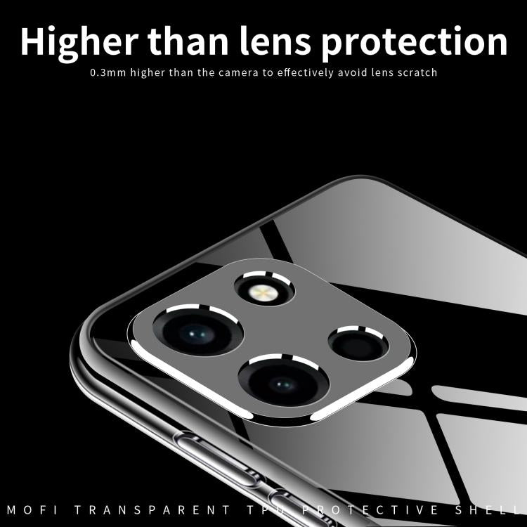 For OnePlus Turbo 6 MOFI Ming Series Ultra-thin TPU Phone Case - Transparent