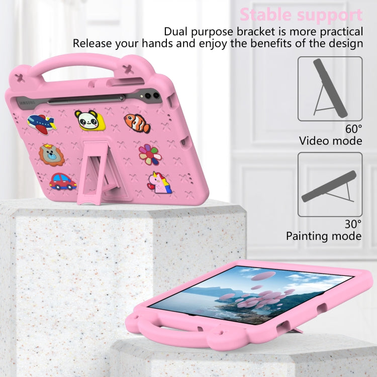 For Samsung Galaxy Tab S10+12.4 X820 Handle Kickstand Children EVA Shockproof Tablet Case