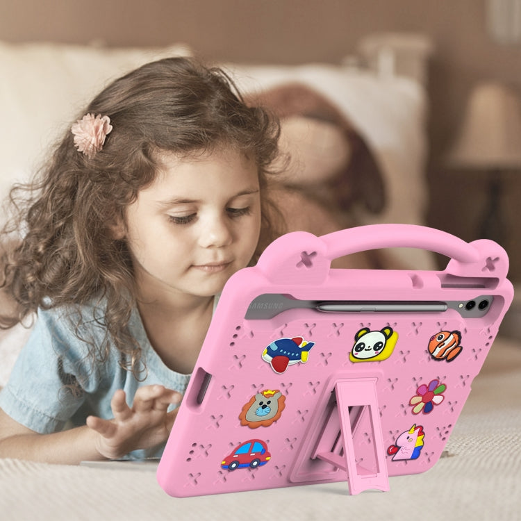 For Samsung Galaxy Tab S10+12.4 X820 Handle Kickstand Children EVA Shockproof Tablet Case