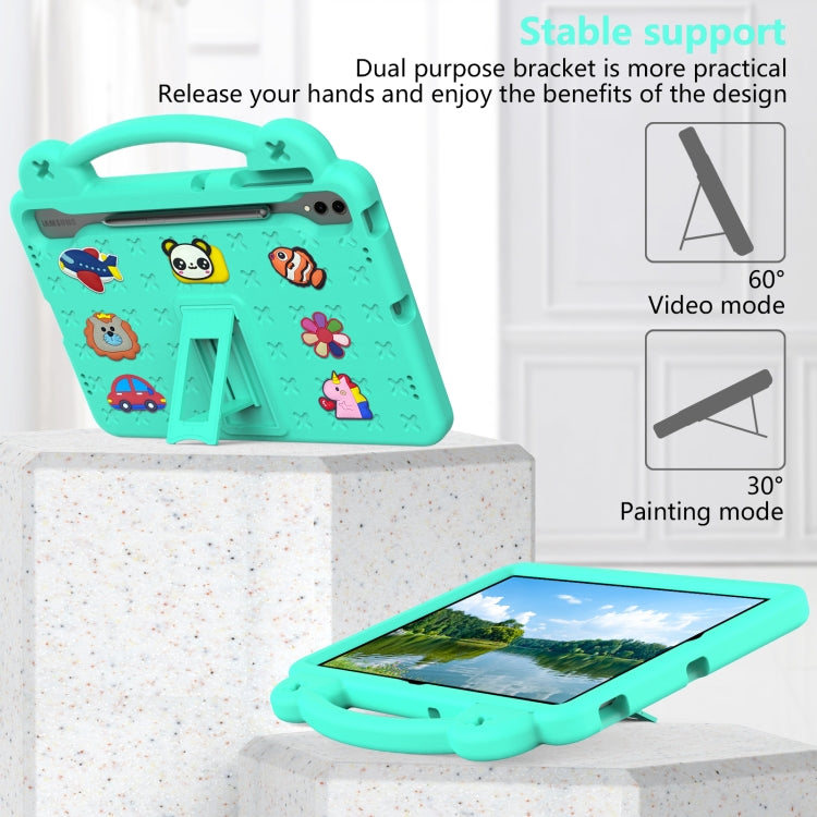 For Samsung Galaxy Tab S10+12.4 X820 Handle Kickstand Children EVA Shockproof Tablet Case
