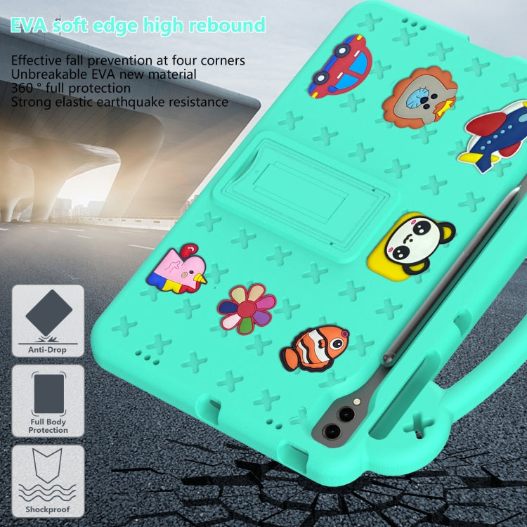 For Samsung Galaxy Tab S10+12.4 X820 Handle Kickstand Children EVA Shockproof Tablet Case