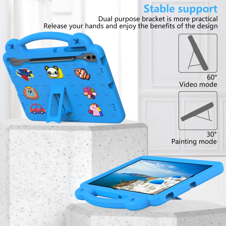 For Samsung Galaxy Tab S10+12.4 X820 Handle Kickstand Children EVA Shockproof Tablet Case