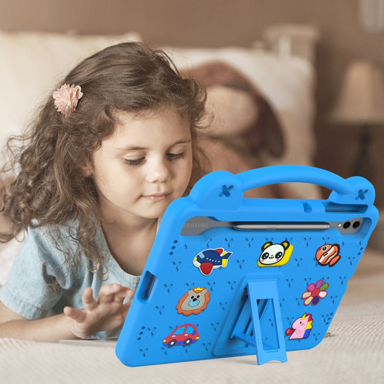 For Samsung Galaxy Tab S10+12.4 X820 Handle Kickstand Children EVA Shockproof Tablet Case
