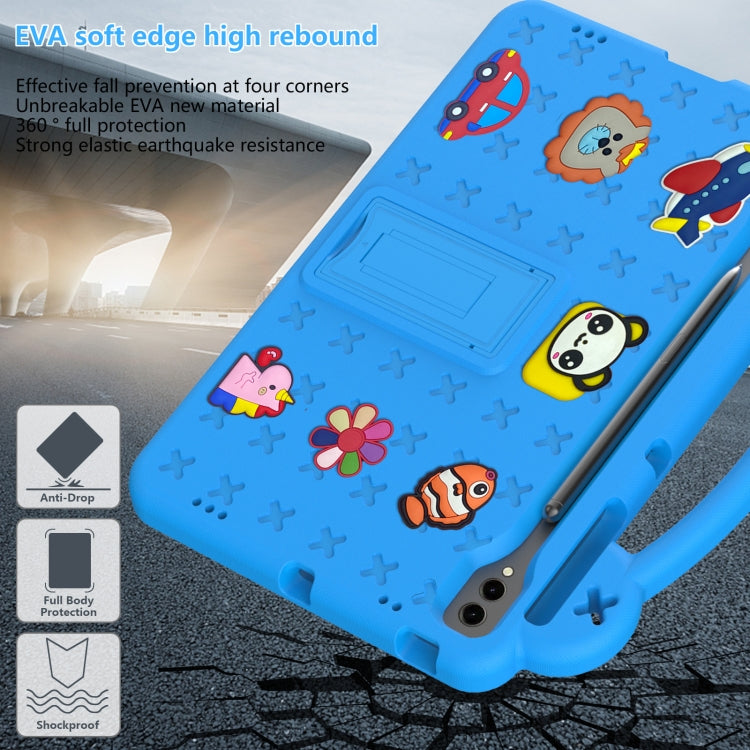 For Samsung Galaxy Tab S10+12.4 X820 Handle Kickstand Children EVA Shockproof Tablet Case