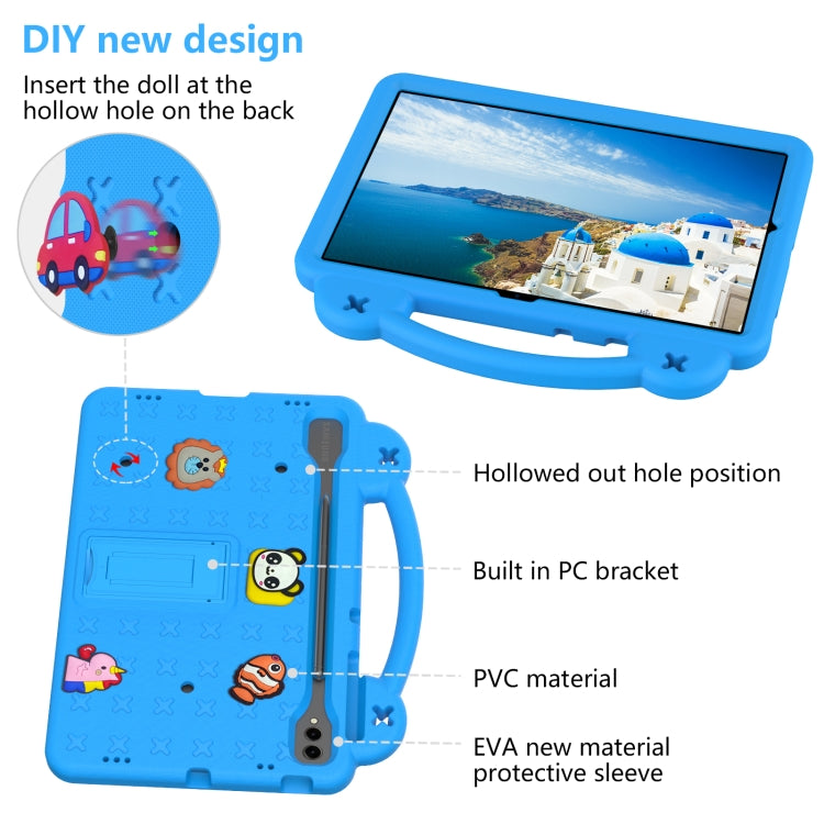 For Samsung Galaxy Tab S10+12.4 X820 Handle Kickstand Children EVA Shockproof Tablet Case