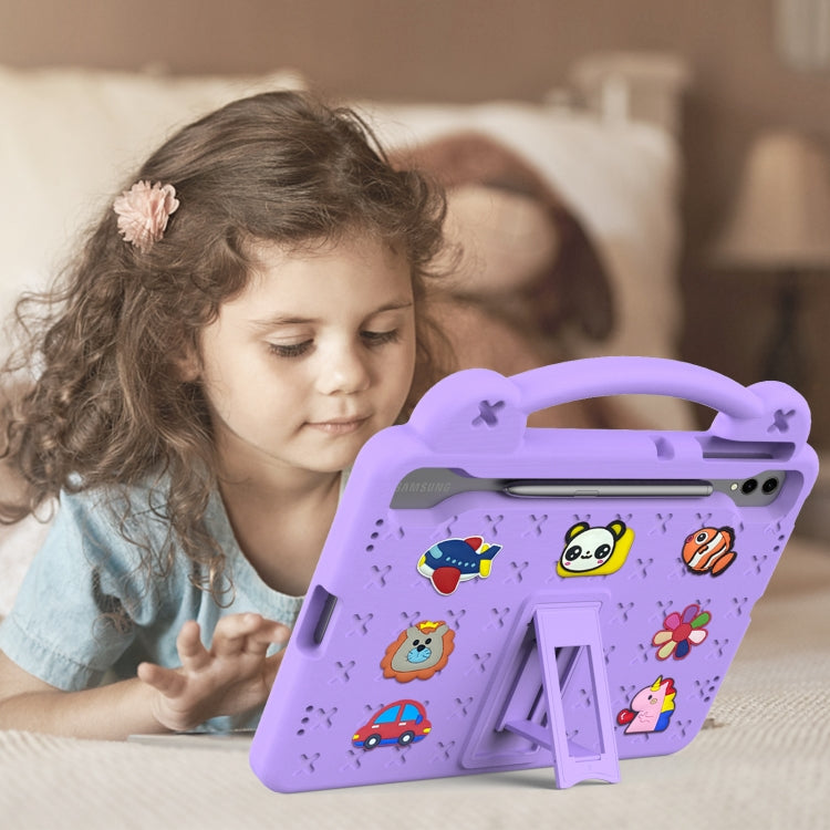 For Samsung Galaxy Tab S10+12.4 X820 Handle Kickstand Children EVA Shockproof Tablet Case