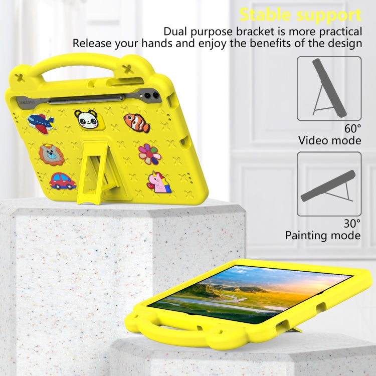 For Samsung Galaxy Tab S10+12.4 X820 Handle Kickstand Children EVA Shockproof Tablet Case