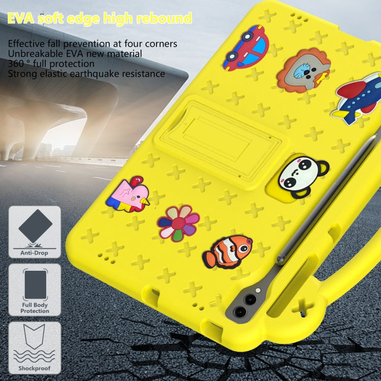 For Samsung Galaxy Tab S10+12.4 X820 Handle Kickstand Children EVA Shockproof Tablet Case